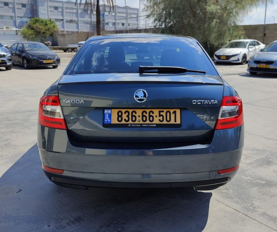 חלק אחורי סקודה אוקטביה שנתון 2019 למכירה מליסינג