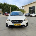 צד קדמי של הרכב Subaru קרוסטרק בצבע לבן שנת 2019 יד שניה