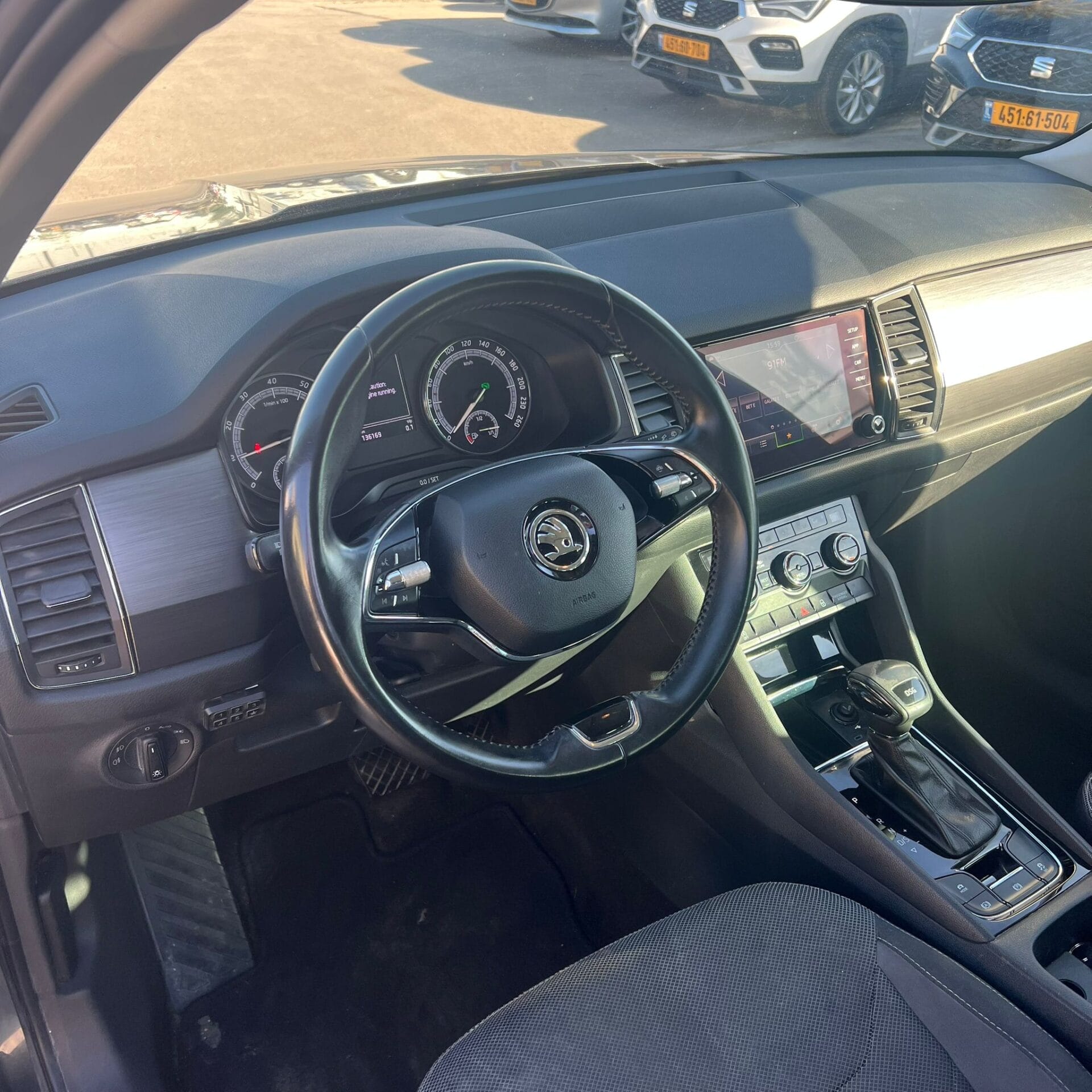 סקודה קודיאק 2021 תמונות תא נהג